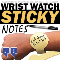 Wrist Watch Sticky Post-It Notes
