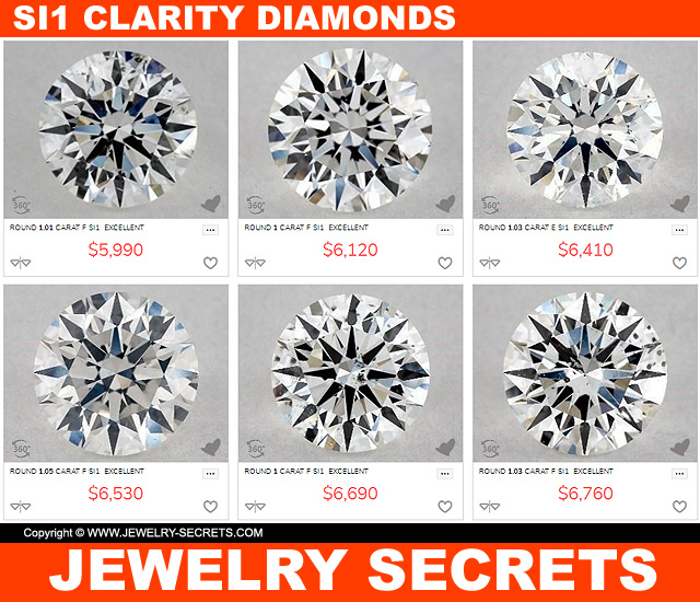 Best SI1 Clarity Diamonds