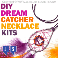 DIY Dream Catcher Necklace Jewelry Kits