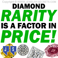 Diamond Rarity Is A Factor In Price
