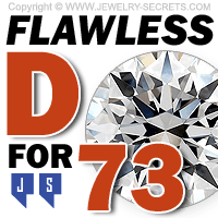 Flawless D Brilliant Cut Diamond For Just 7300
