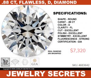 FLAWLESS, D, DIAMOND FOR JUST $7,300 – Jewelry Secrets