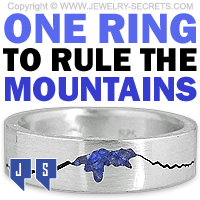 One Ring To Rule The Mountains Mount Summit Rings