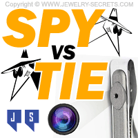 Spy vs Tie Hidden Camera Tie Clips Jewelry Accessories and More