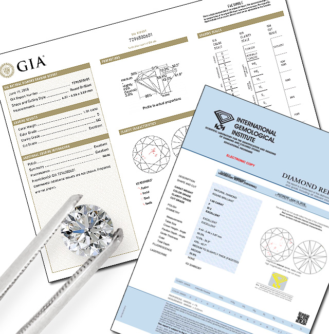 Compare GIA To IGI Diamonds