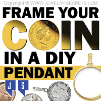 Frame Your Coin In A DIY Pendant Necklace