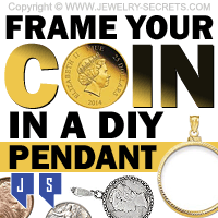 Frame Your Coin In A DIY Pendant Necklace Frame Your Coin In A DIY Pendant Necklace