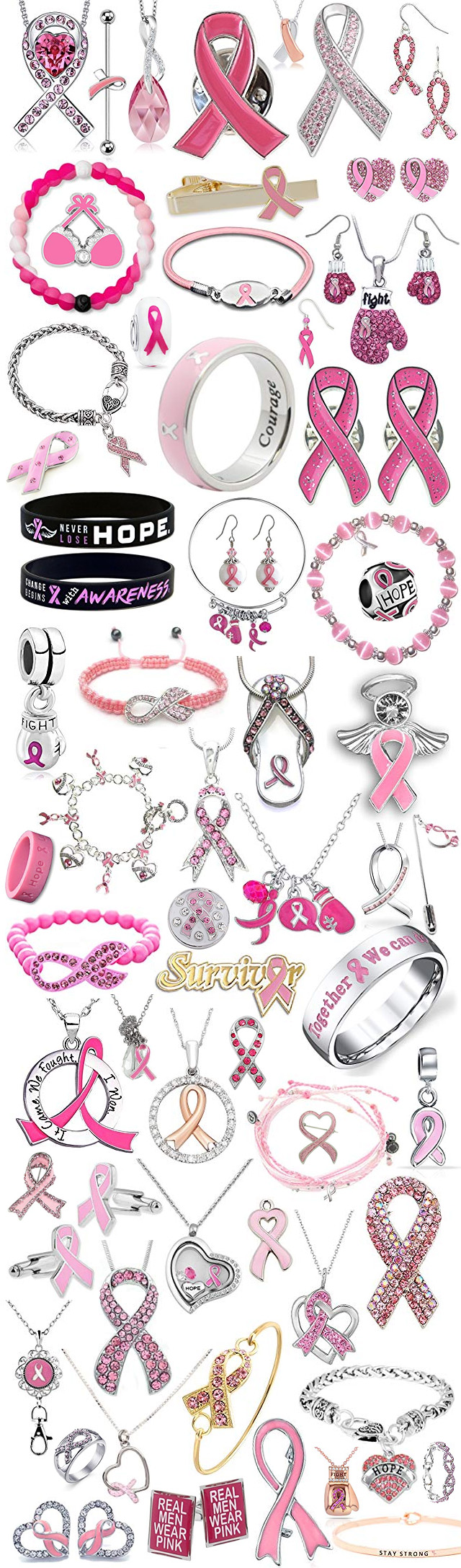 Pink Breast Cancer Awareness Jewelry Pink Breast Cancer Awareness Jewelry