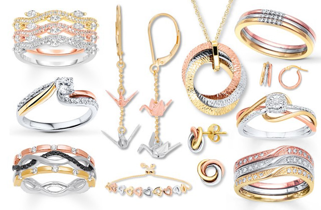 Tri Color Rose Yellow White Gold Jewelry Tri Color Rose Yellow White Gold Jewelry