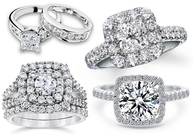 2 Carat Total Weight Diamond Engagement Rings