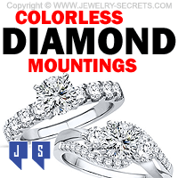 Colorless Diamond Semi-Mountings