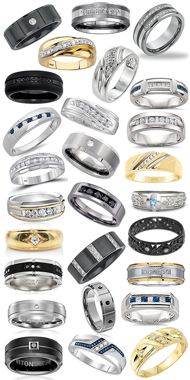 Mens Diamond Wedding Rings Bands