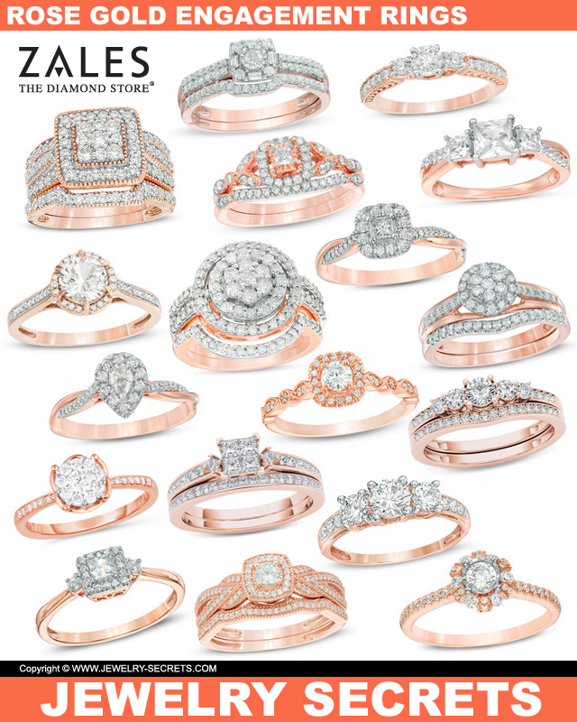 Zales Rose Gold Engagement Rings