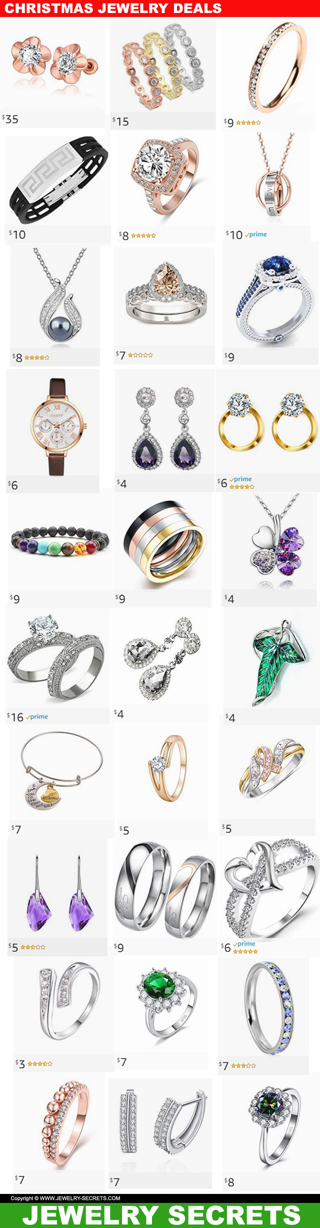 Christmas 2018 Jewelry Deals Christmas 2018 Jewelry Deals