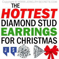 The Hottest Diamond Stud Earrings Martini Style Mountings Christmas 2018