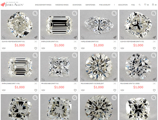 Biggest Diamonds That Sell For 1000 Dollars