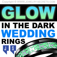 Glow-In-The-Dark Wedding Rings