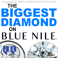What Is The Biggest Diamond Sold On Blue Nile