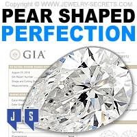 Pear Shaped Diamond Perfection