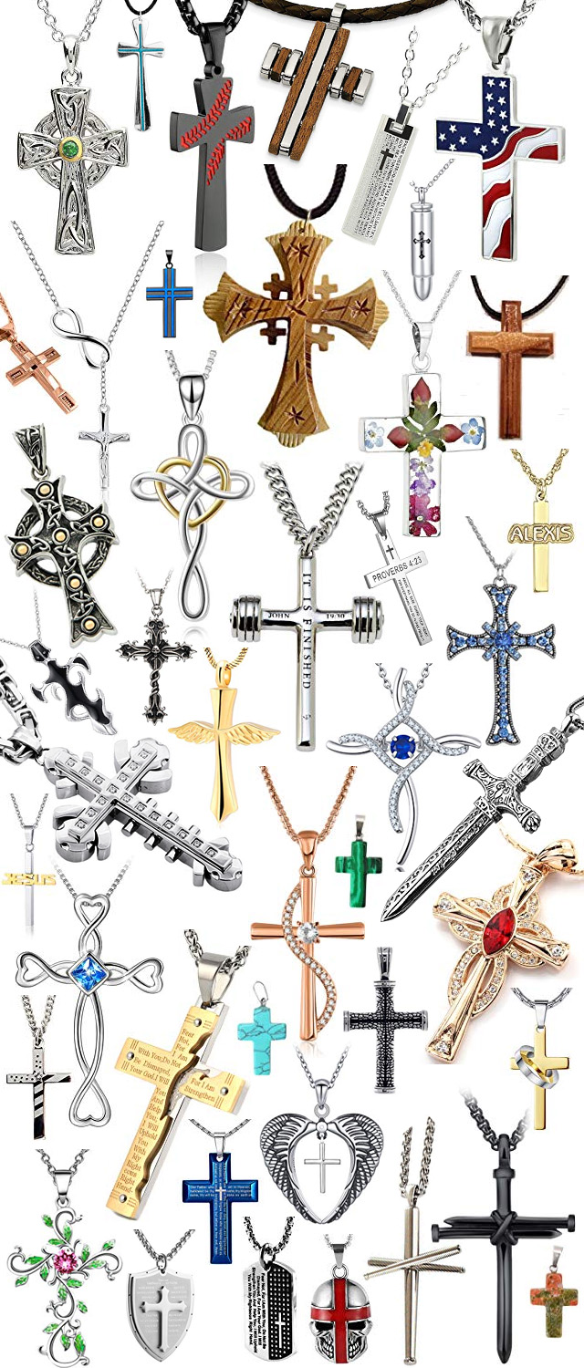Very Cool Unique Cross Pendant Necklaces