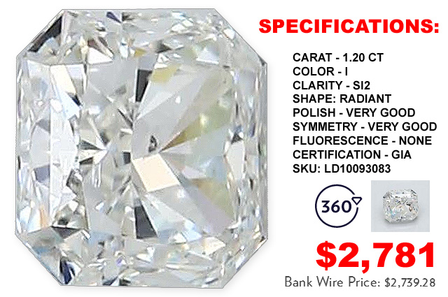 1-20 Carat Radiant For Only 2781