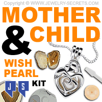 Mother And Child Mothers Day Wish Pearl Necklace Kit