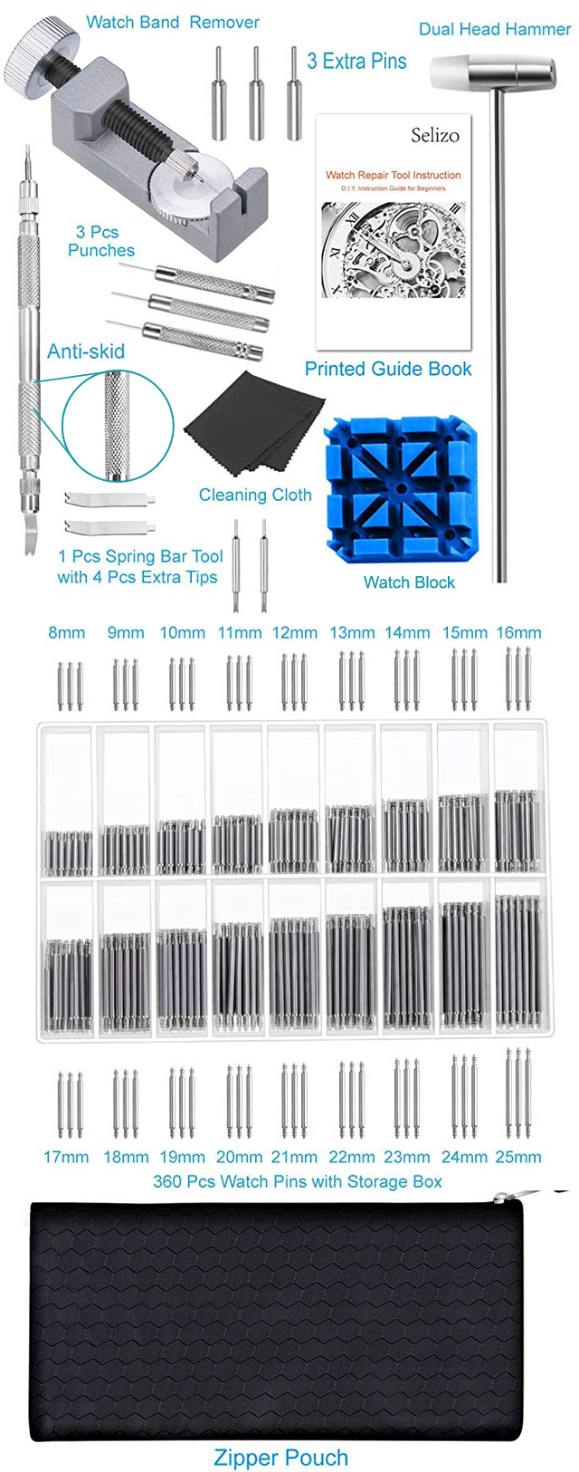 Watch Repair Kit Tools Watch Repair Kit Tools