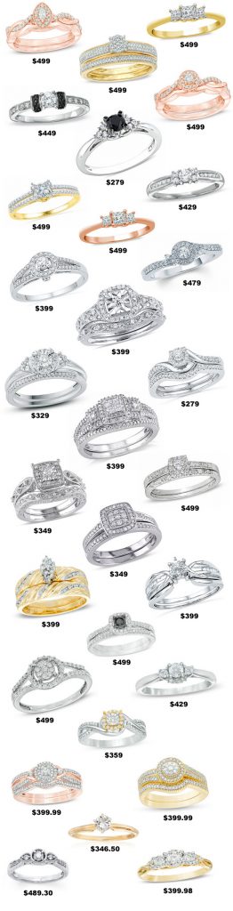 $500 DIAMOND ENGAGEMENT RINGS – Jewelry Secrets