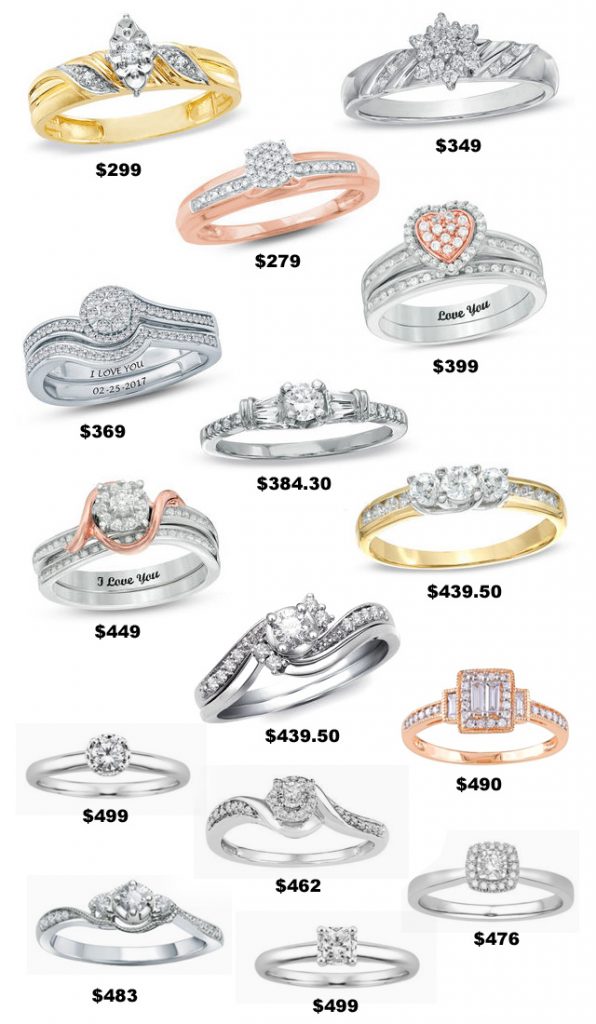 500 DIAMOND ENGAGEMENT RINGS Jewelry Secrets