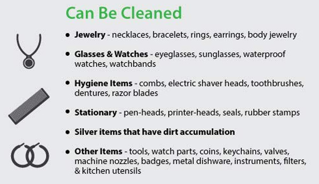 Items Can Be Cleaned In An Ultrasonic Jewelry Cleaner Items Can Be Cleaned In An Ultrasonic Jewelry Cleaner