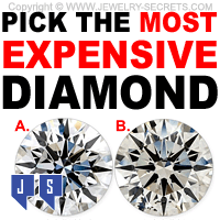 Pick The Most Expensive Diamond