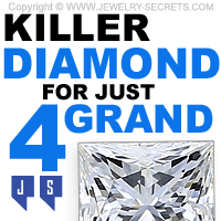 Killer Princess Cut Diamond For Just 4 Grand