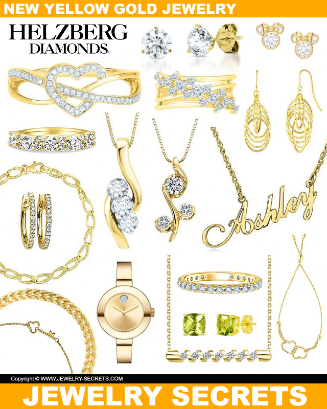 Brand New Yellow Gold Jewelry From Helzberg Jewelers