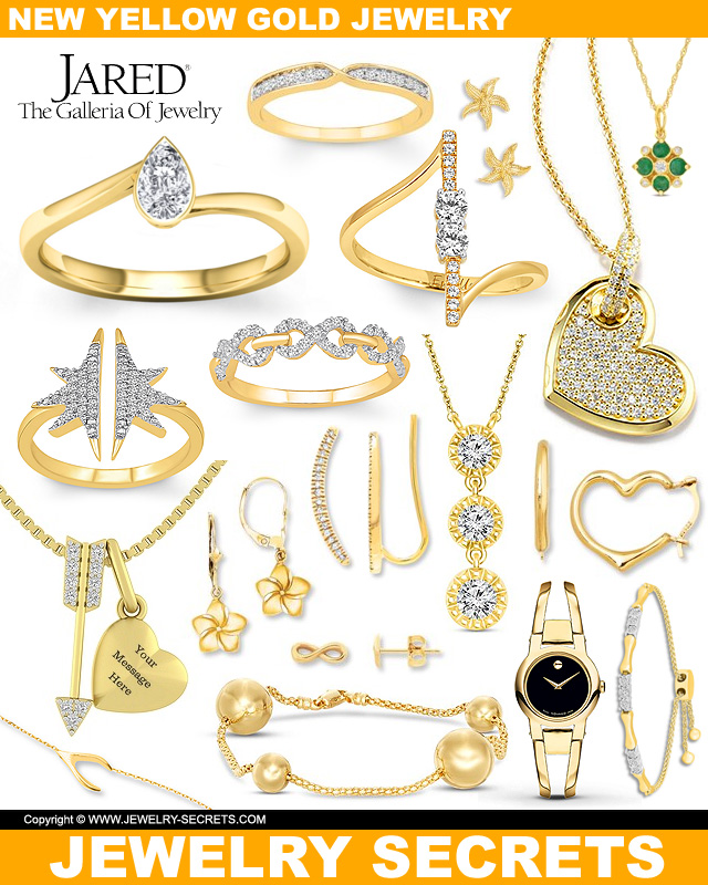 Brand New Yellow Gold Jewelry From Jared Jewelers