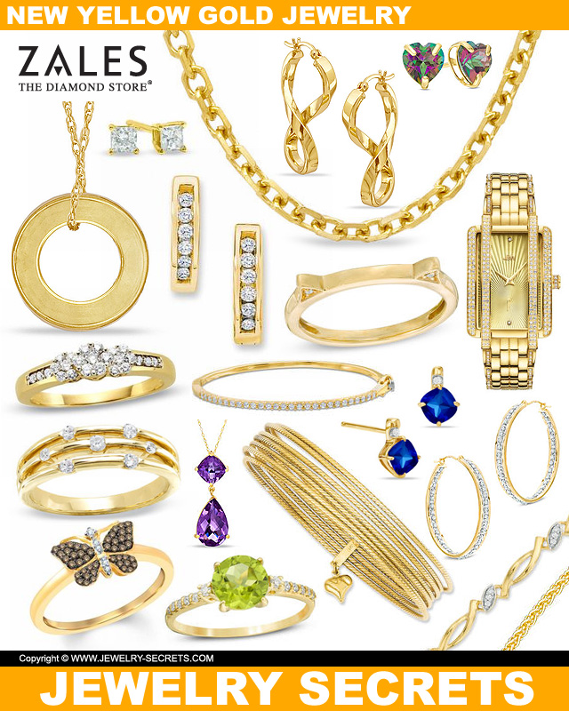 Brand New Yellow Gold Jewelry From Zales Jewelers