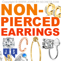 Non-Pierced Earrings For Not Pierced Ear Lobes