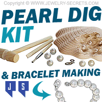 Pearl Dig Kit And Bracelet Making Fun