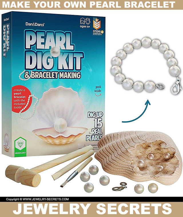 Pearl Dig Kit And Bracelet Making Fun