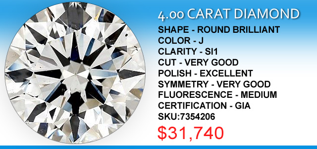 4 Carat Diamond Deals