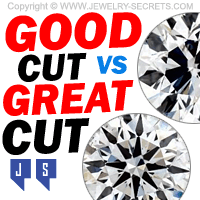 Good Cut Diamonds VS Great Cut Excellent Diamonds