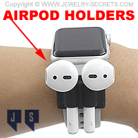Apple Watch Airpod Holders Silicone Straps