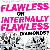 Flawless Or Internally Flawless Diamonds