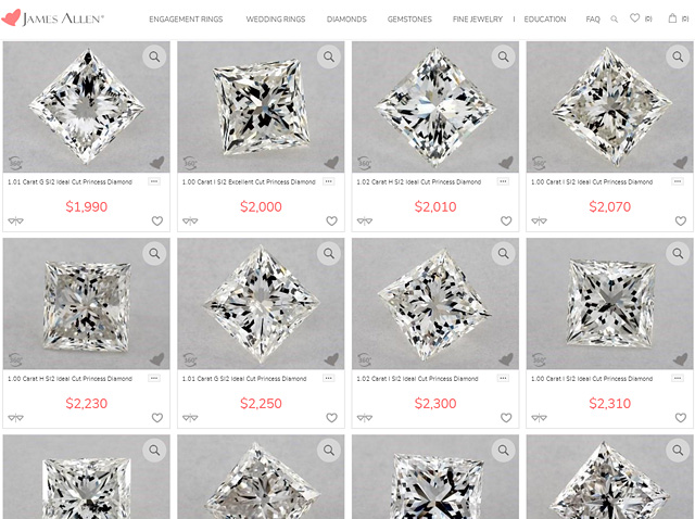 1 Carat Princess Cut Diamond Deals
