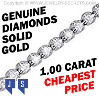 The Cheapest 1-00 Carat White Gold Diamond Tennis Bracelet On The Market