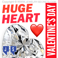 Huge Heart Diamond For Valentines Day