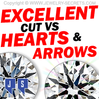 GIA Excellent Cut VS Hearts And Arrows Ideal Cut Diamonds
