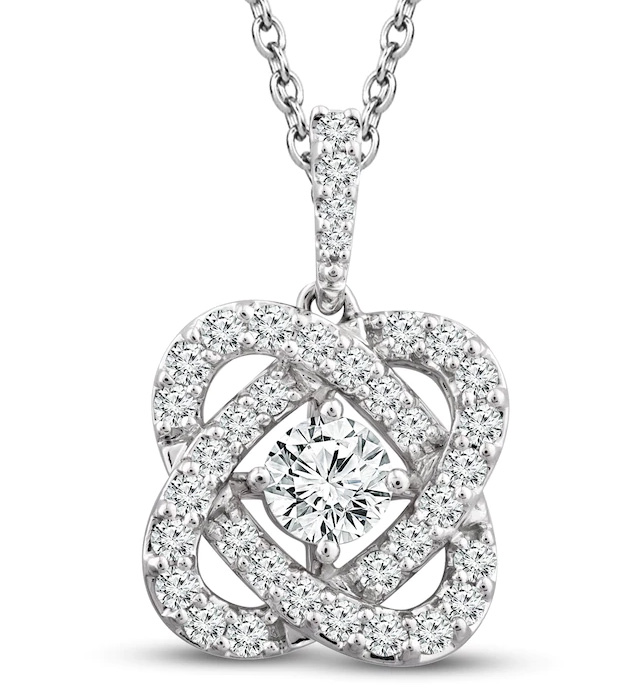 Center Of Me Diamond Pendants