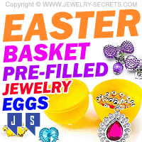EASTER BASKET PRE-FILLED JEWELRY EGGS