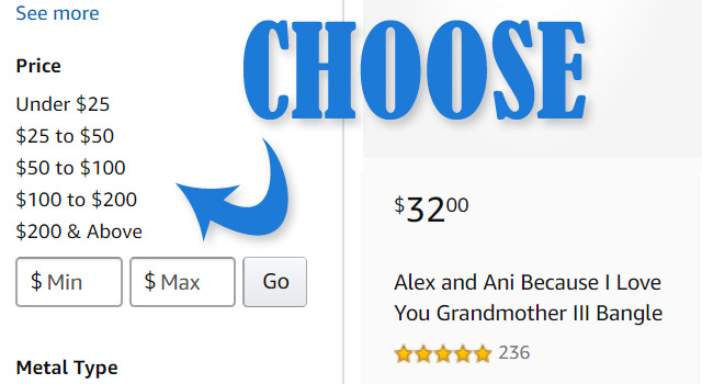 Choose Your Price On Amazon
