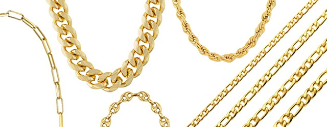 Gold Link Chains and Bracelets Gold Link Chains and Bracelets